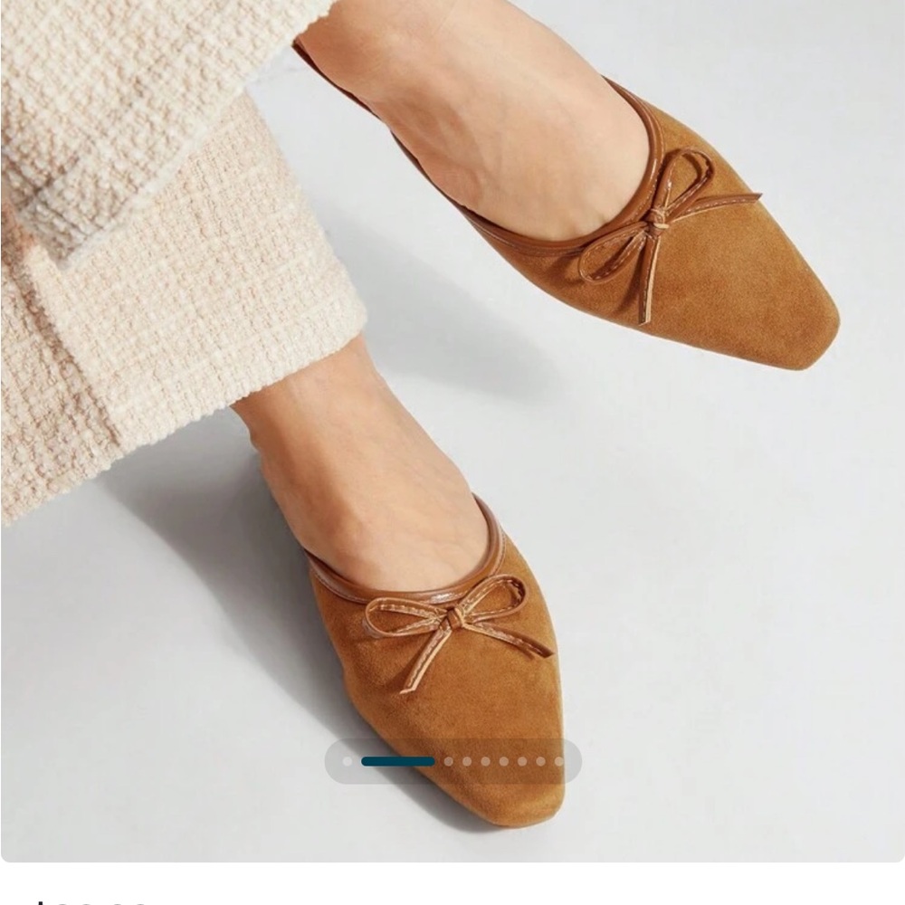 NWOT Motf Suede Mules - sz 41/ 9.5